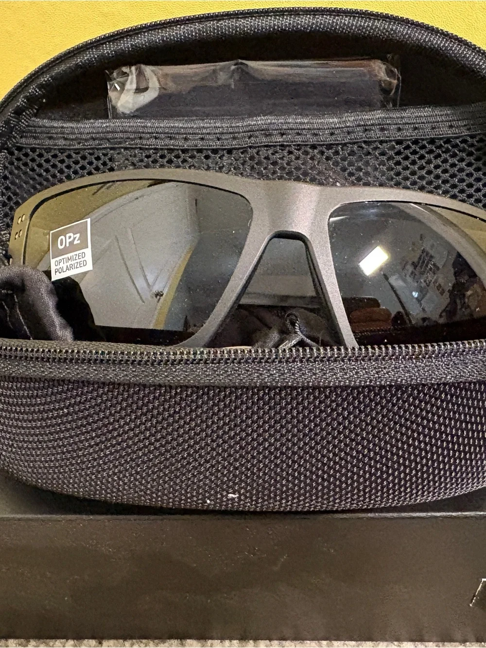 Gatorz Sentix Polarized Sunglasses - Black Frame, Smoke Lens